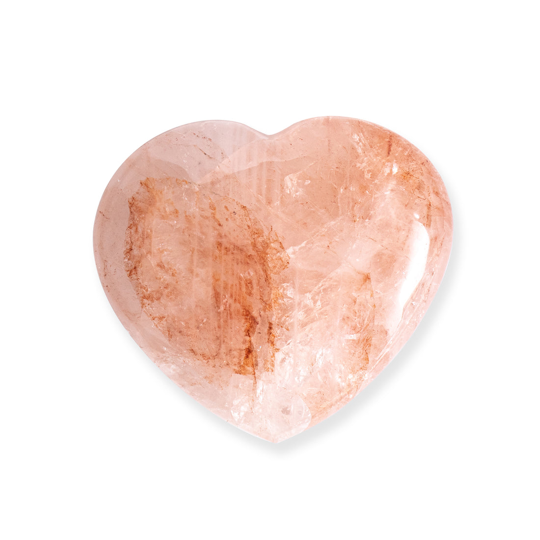 Fire Quartz Heart (Hematite)