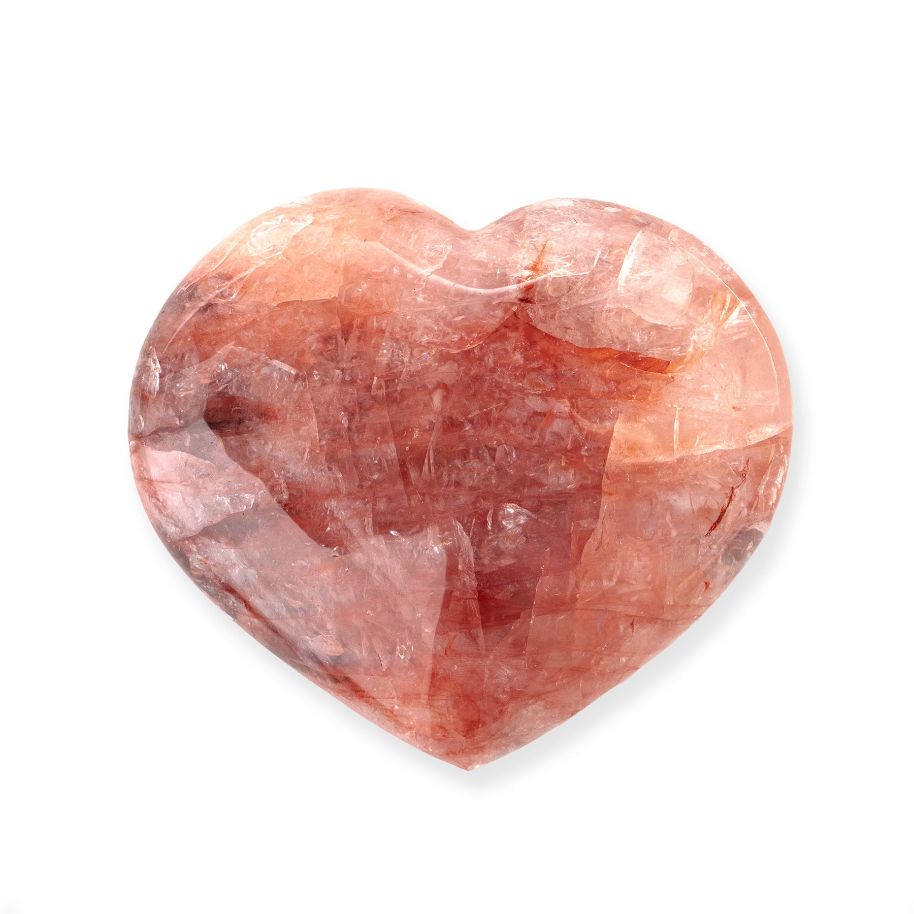 Fire Quartz Heart (Hematite)