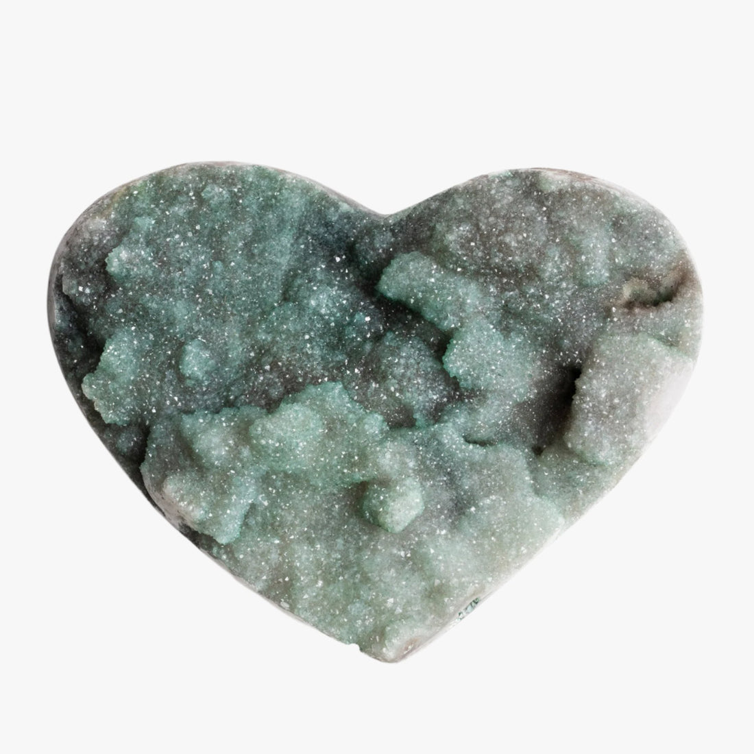 Amethyst Green Heart Crystal