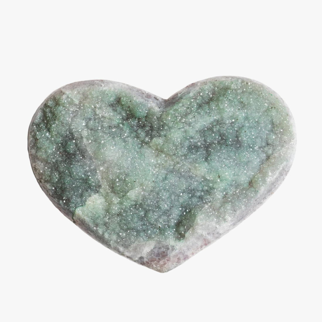 Amethyst Green Heart Crystal