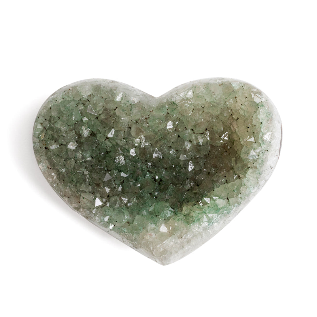 Amethyst Green Heart Crystal