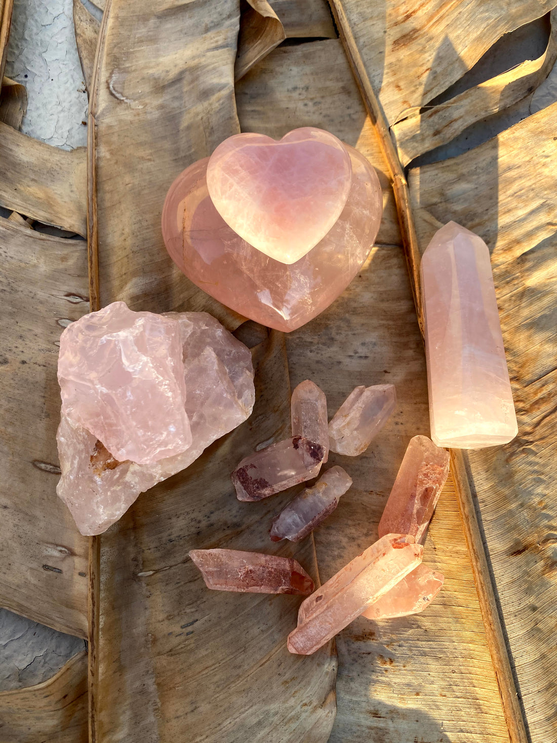 Rose Quartz Heart