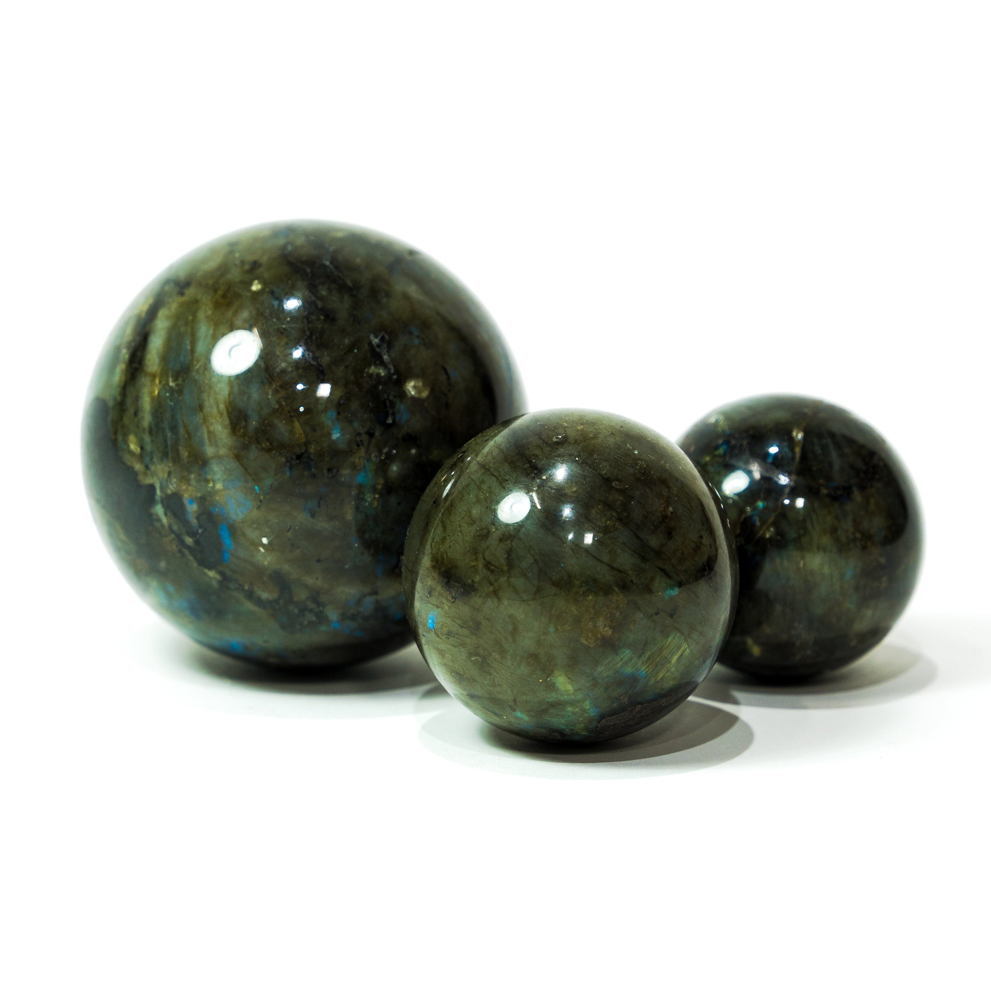 Labradorite Sphere good 555 grams