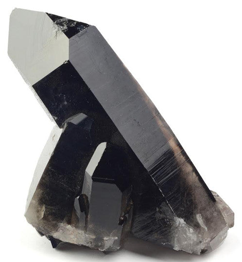 A Grade Black Smoky Quartz Crystal Point