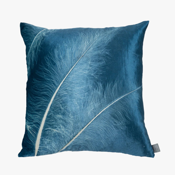 Ostrich Twilight Ivoire Signature Velvet Pillows