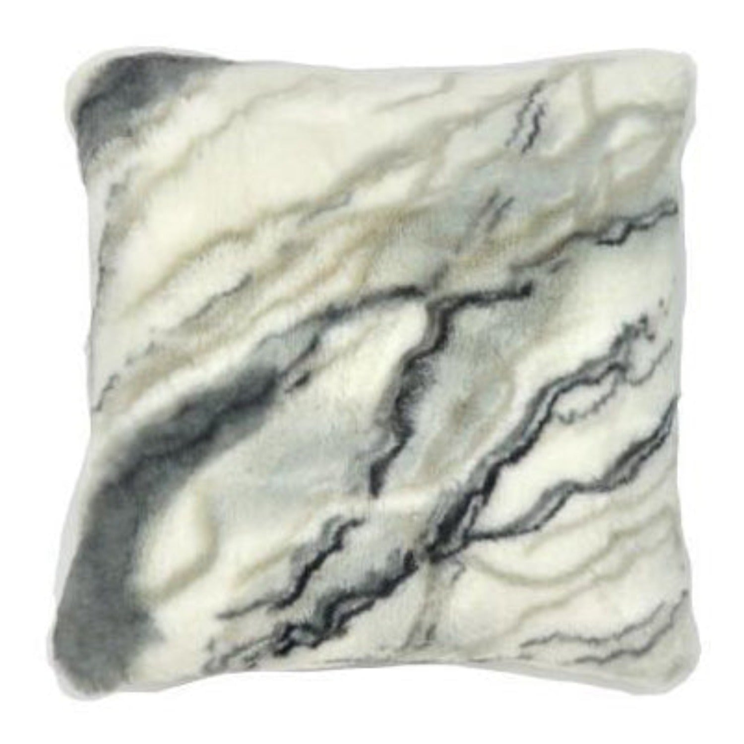 Marble in Cote D'Ivoire | Fancy Faux Fur Collection | Pillow