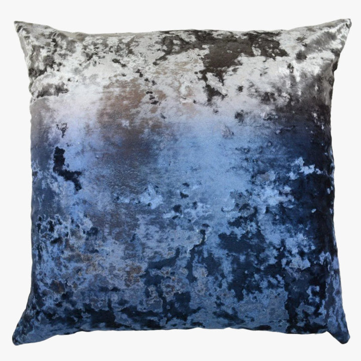 Ombre Twilight Cobble Crushed Velvet Pillows