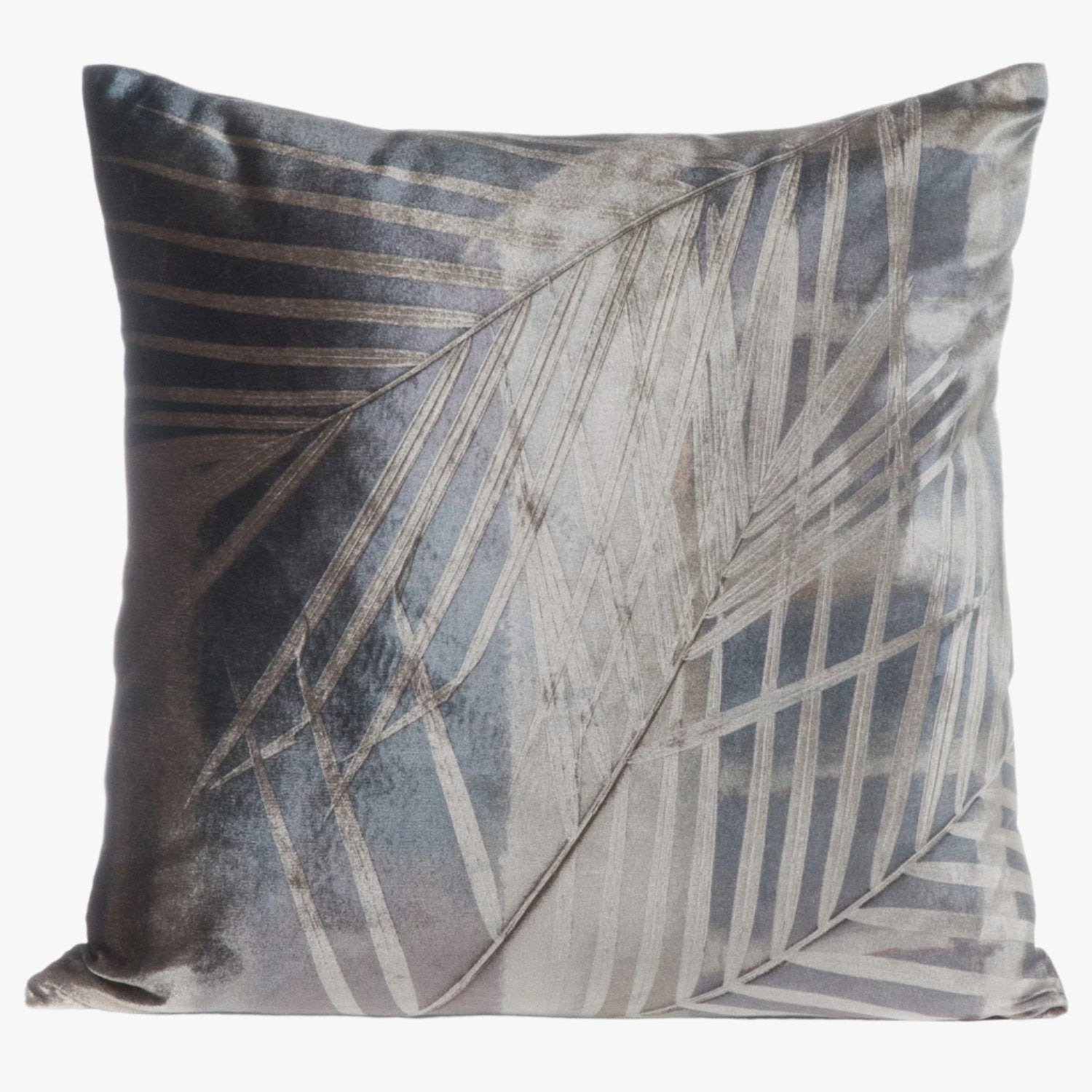 Palm Block Cobble Signature Velvet Pillows
