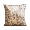 Snow Leopard Palm Glaze Signature Velvet Pillow