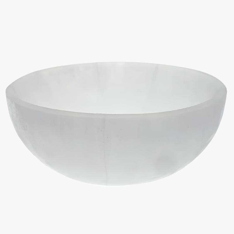 Selenite Crystal Small Round Bowl