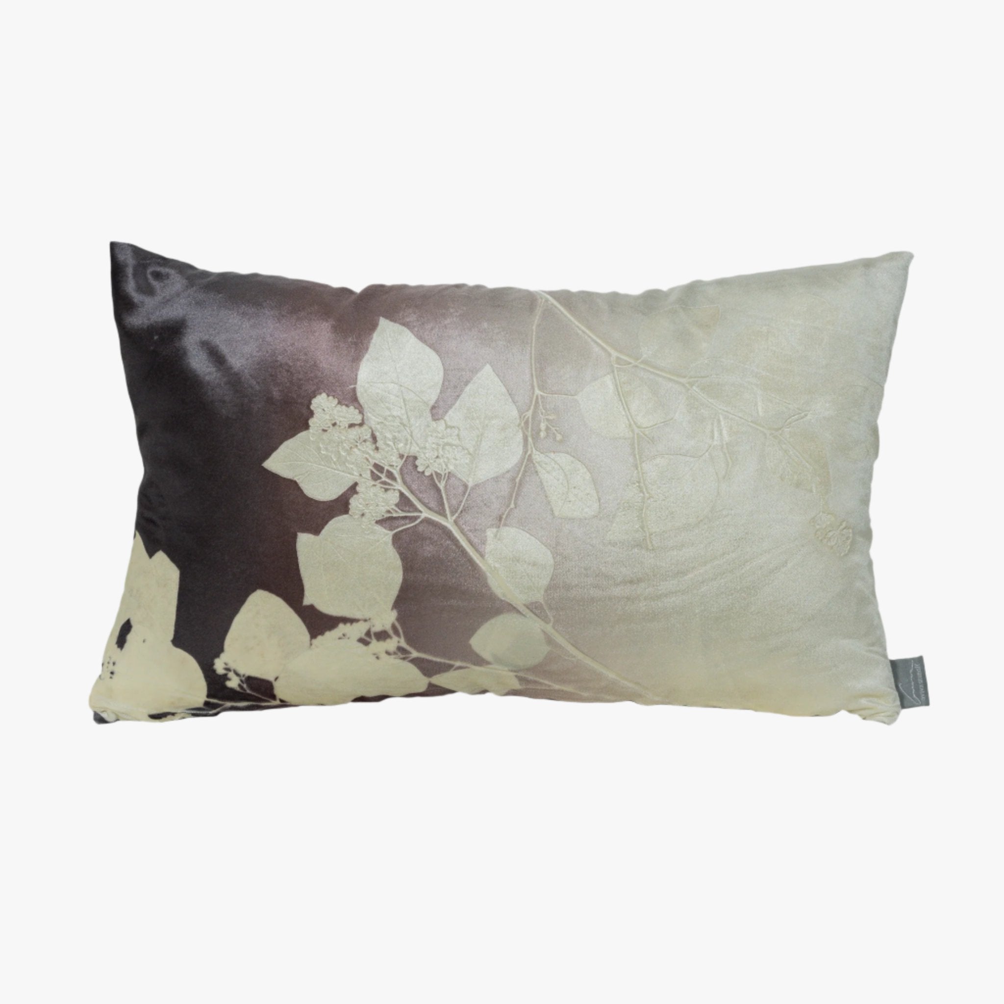 Eucalyptus Ombre Kohl on Ivoire Signature Velvet Pillows