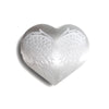 Selenite Heart with Angel Wing