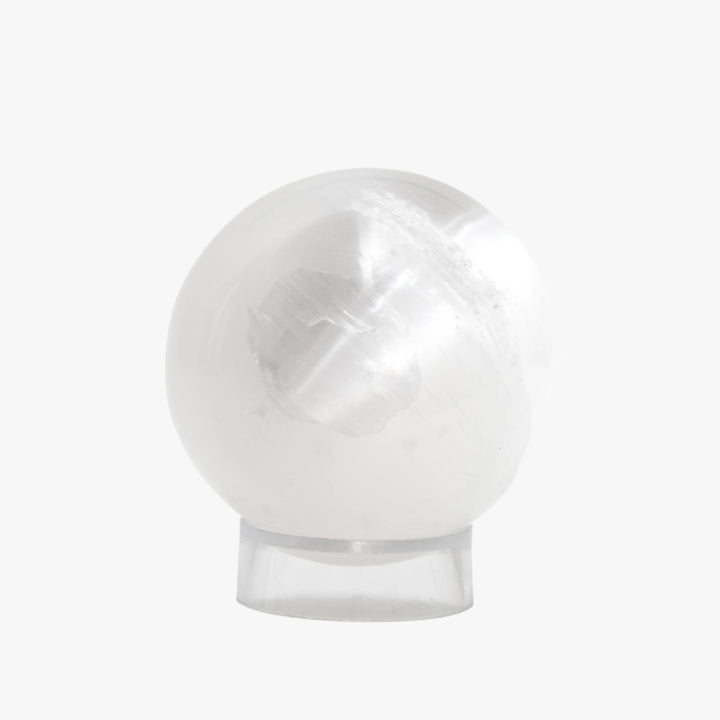 Selenite Sphere Lamp