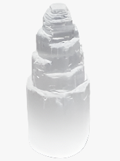 Selenite Crystal Step Tower