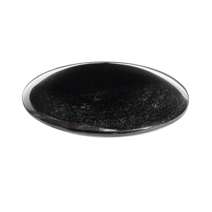 Obsidian Palmstone Gold Sheen Round