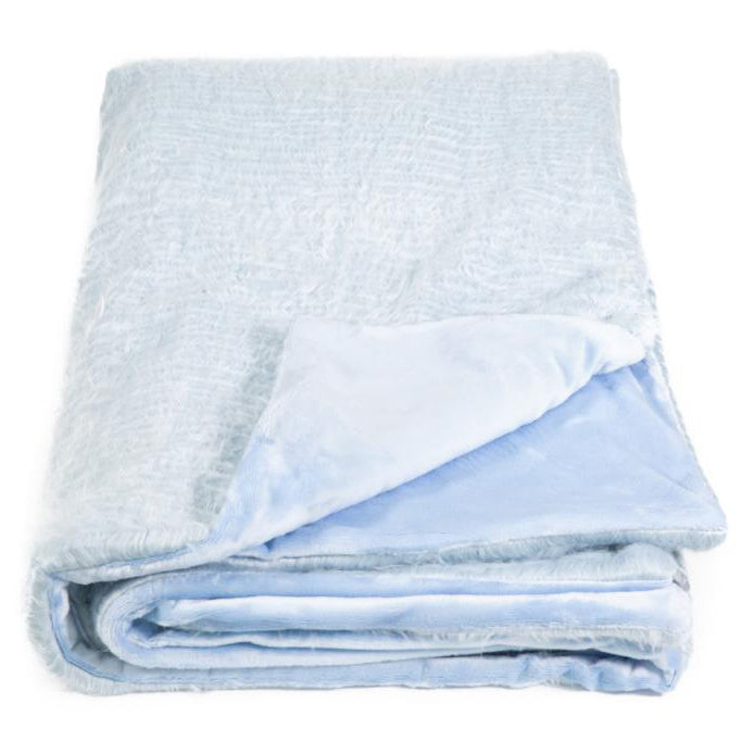 Dusty blue throw online blanket