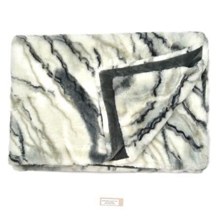 Marble in Cote D'Ivoire | Fancy Faux Fur Collection | Throw