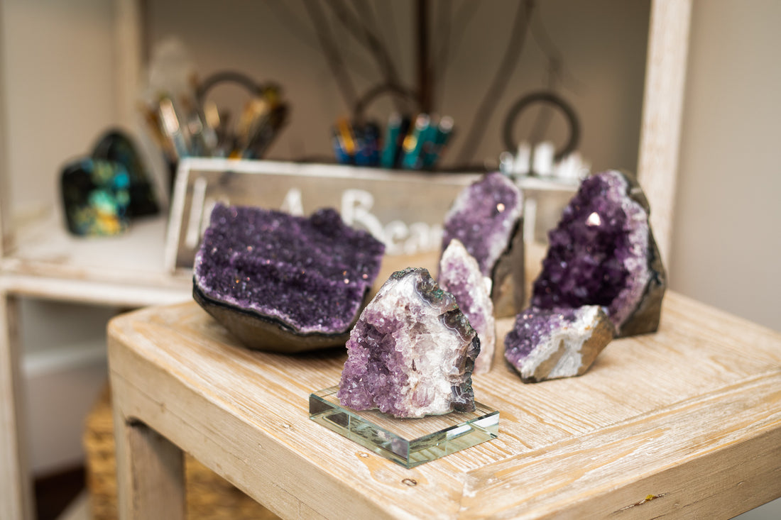 High Quality Purple Amethyst Crystal Chunk