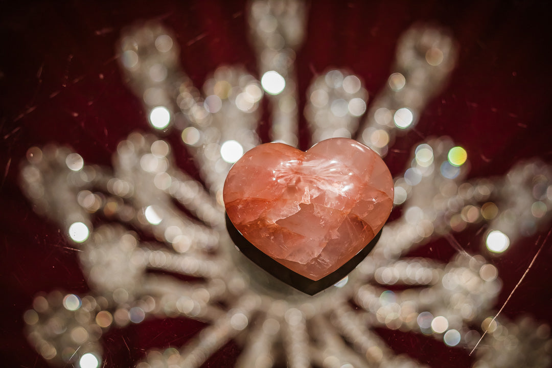 Hematite Crystal Healing Hearts