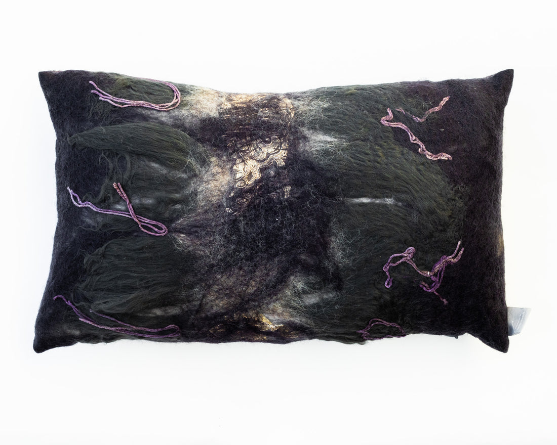 Amethyst Gold Alchemy Pillow