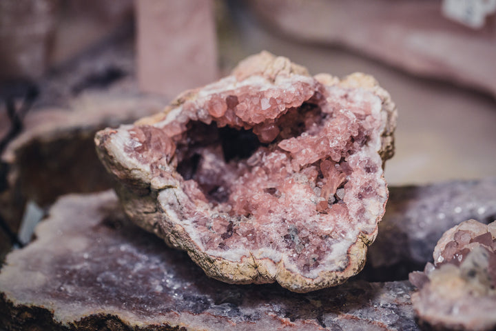 Pink Amethyst Geode