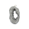 Ornament  Geode in Silver
