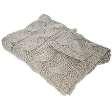 Cable Knit Cobble Throw: Buy One, We Donate One