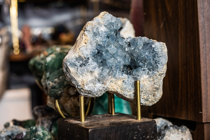 Celestite Crystal Cluster