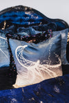 Moon Catcher in Ombre Twilight on Ivoire | Signature Velvet Collection | Pillow