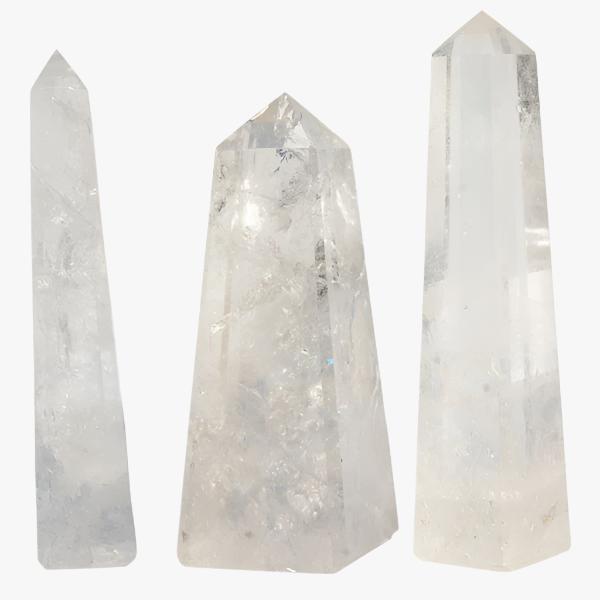 Clear Quartz Obelisk Tower