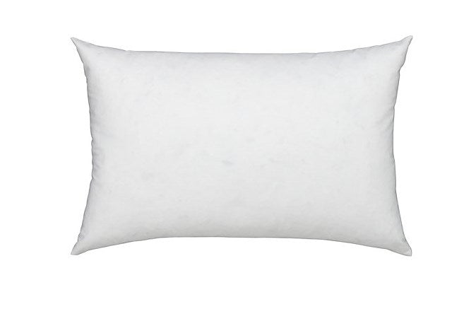 95% Feather 5% Down, Square Decorative Pillow Insert - MADE IN USA