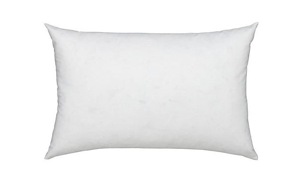 ComfyDown 95% Feather 5% Down, 14 x 36 Rectangle Decorative Pillow Insert, Sham Stuffer - Made in USA
