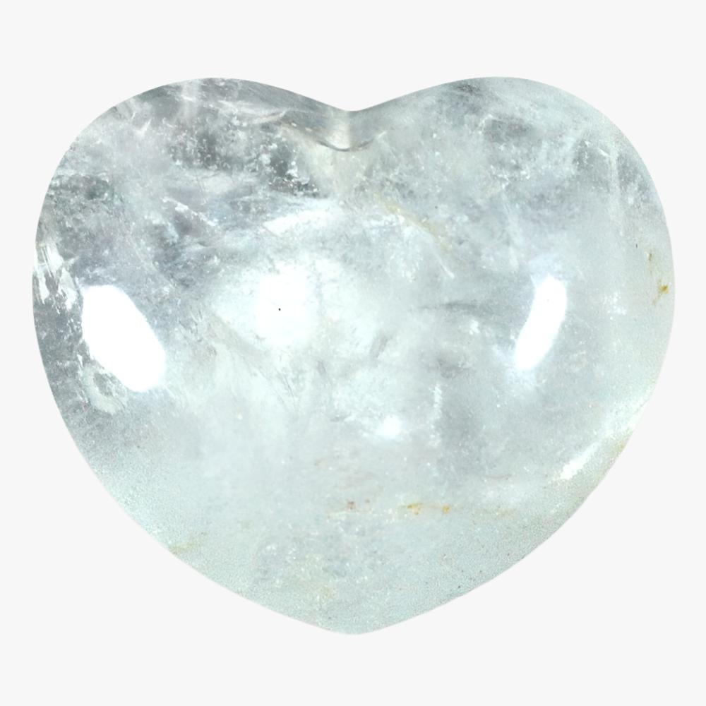 Clear Quartz Crystal Heart - Master Healer