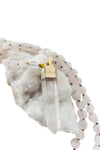 Clear Quartz Point with Rose Quartz Necklace