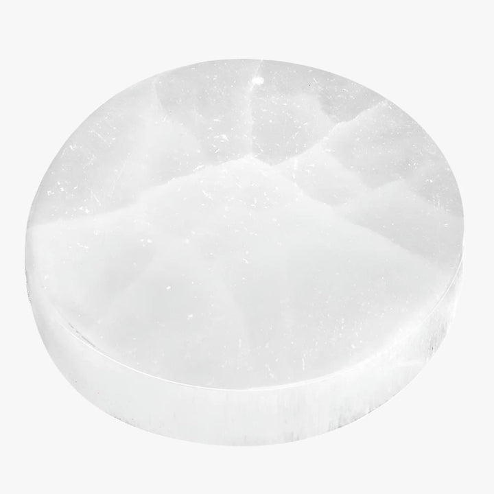 Selenite Charging Plate Round