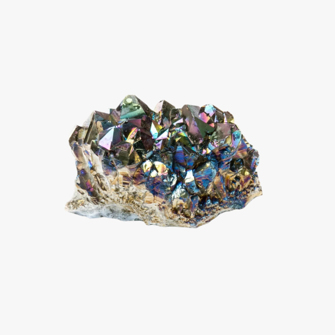 Aura Amethyst Cluster Rainbow Crystal