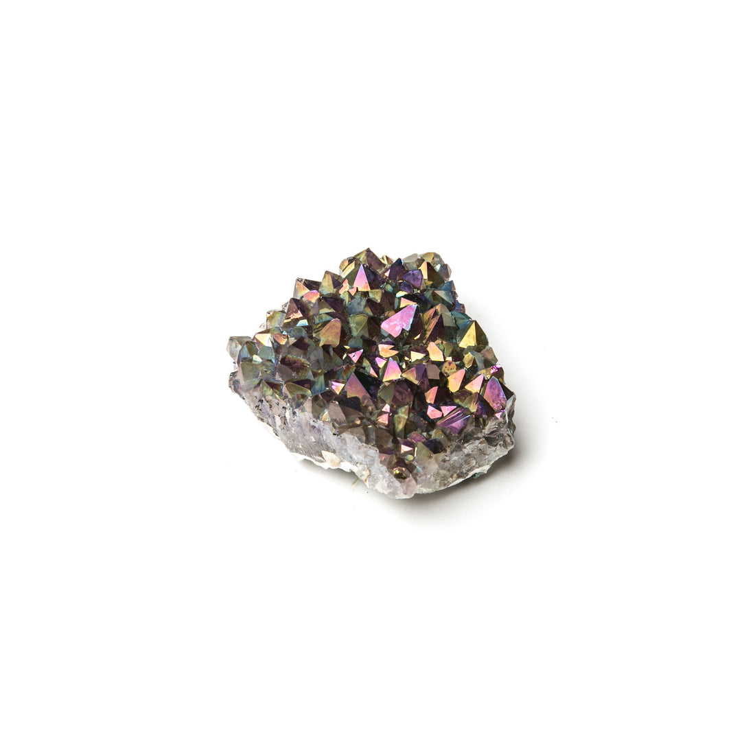 Aura Amethyst Cluster Rainbow Crystal